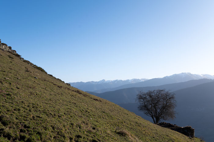 Arrivée aux granges
