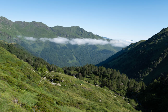 Entrée dans la vallée du Lys